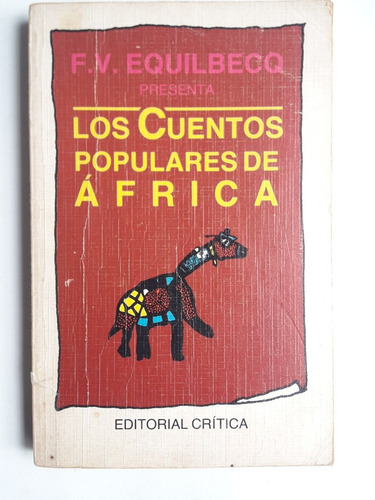 Los Cuentos Populares De Africa, F. V. Equilbecq 