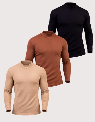 Kit 3 Cacharrel Suéter Canelada Masculina Inverno Premium