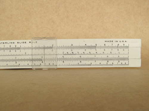 Regla De Calculo Precision / Fabricada U S A / Vintage (Usado)