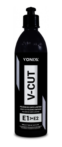 Polidor De Corte Verniz Rígido Premium V-cut Vonixx 500ml