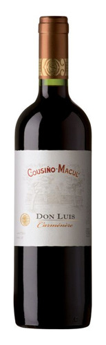 Vinho Cousino Macul Dom Luis Carmenere 750ml Valle Central