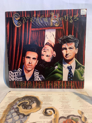 Lp Crowded House Temple Of Low Men Vinilo Original 1986