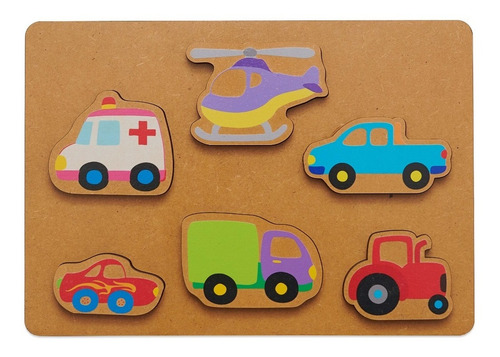 Imagen 2 de 8 de Juego Encastre Madera Volumen Didácticos Infantil Niños