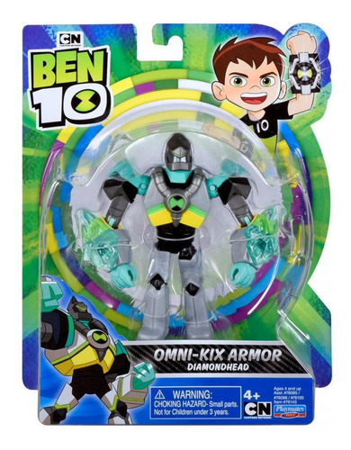 Figura Diamonhead Omnitrix Ben 10 Cartoon Network