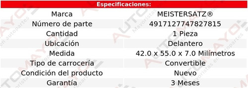 Un Reten Árbol Levas Meistersatz A4 V6 3.0l Audi 2002-2006