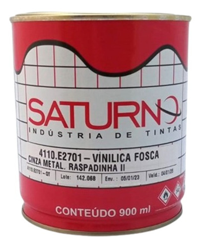 Tinta Vinílica Fosca Raspadinha 900ml Saturno 4110.2701