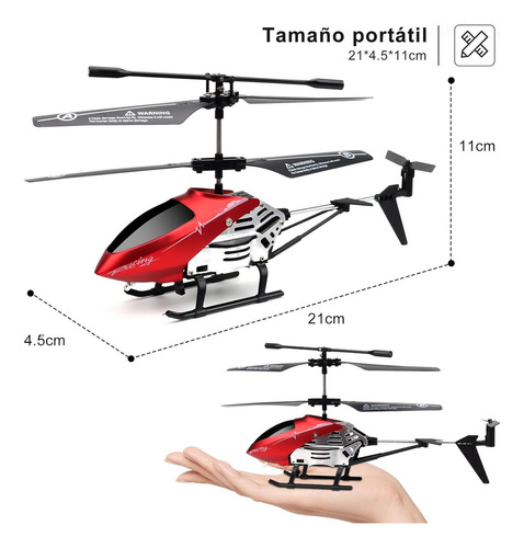 Avión De Control Remoto Anti-caída Con Luz ,regalo Navidad