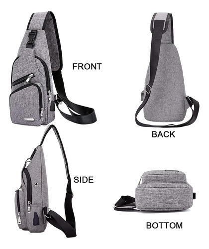 Phabuls Bolso Bandolera Pequeño Para Mujer, Mochila De Lona,