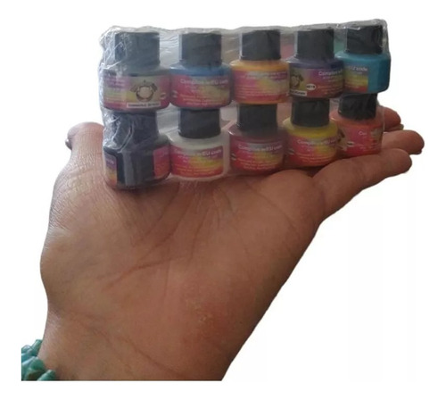Tinta De Tatuaje Inmortal 10 Tintas De Color (s12) 5 Ml C/u