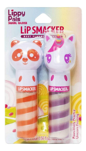 Lip Smacker, Lippy Pal Swirl Gloss Panda E Unicórnio - 0,56