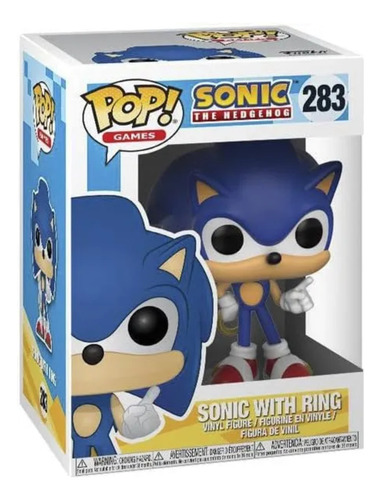 Brinquedo De Vinil Funko Pop Boneco Sonic Colecionável