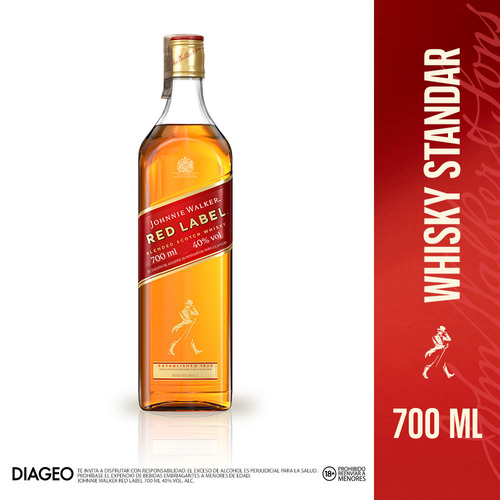 Whisky Johnnie Walker Red 700ml