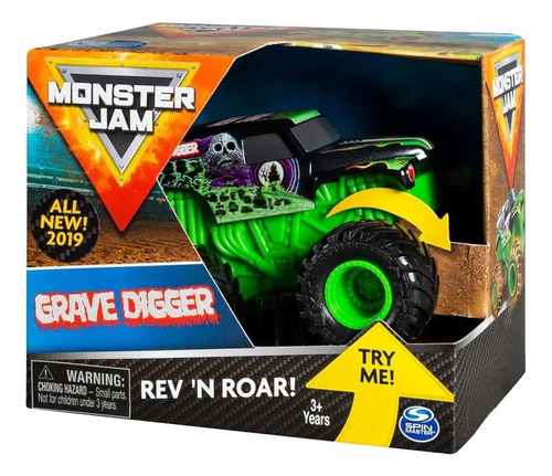 Monster Jam Rev 'n Roar Camionetas Con Ruido Spin Master