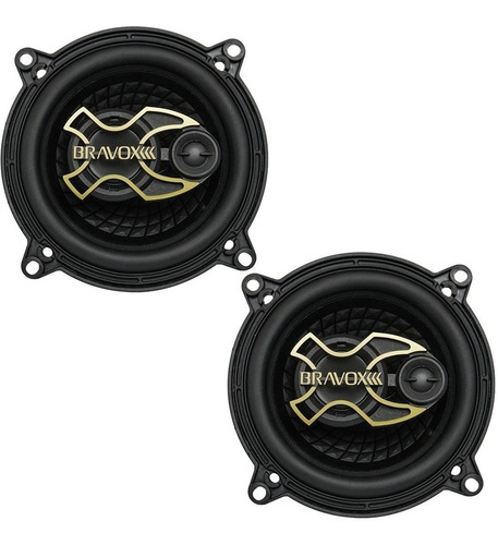Imagem 2 de 7 de Par Falante Bravox Gold Porta Dianteiras Gm Celta