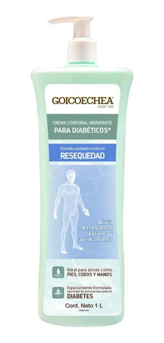Crema Hidratante Corporal Diabaetex Goicoechea 1 L