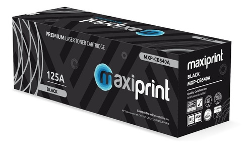 Toner Maxiprint Compatible Hp 125a Negro (cb540a)