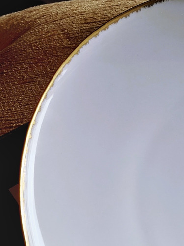 Platos Playos En Porcelana Bavaria Heinrich. 6 Unidades. (Usado)