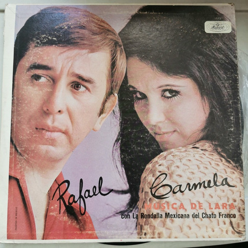 Disco Lp:rafael Y Carmela- Musica De Lara