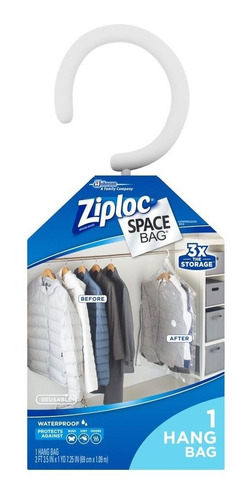 Ziploc Bolsa Vacío Space Bag 1 Hang Bag