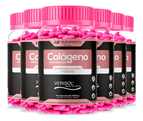  3x Atena Colageno Verisol Hf Suplements 500mg 120caps