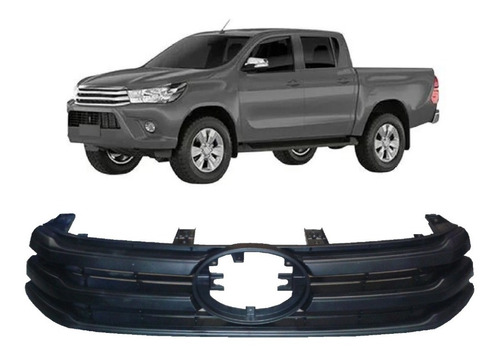 Parrilla Toyota Hilux Negra 2016/17/18 Importada