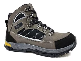 Botas De Senderismo Para Hombre Jeep 4506 Piel Nobuck Textil