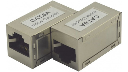 Acoplador Stp Cat6a Hembra Rj45 A Rj45 Hembra