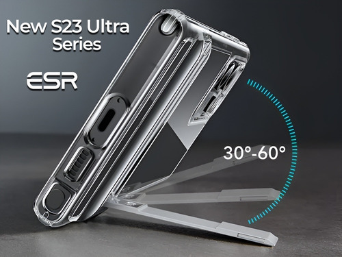 Imagen 8 de 10 de Case Funda Esr Air Boost Antishock Para Galaxy S23 Ultra