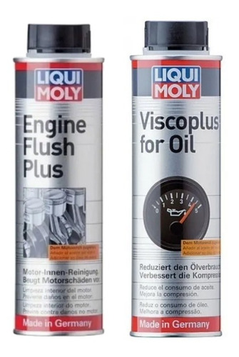 Liqui Moly Engine Flush Plus + Liqui Moly Visco-stabil