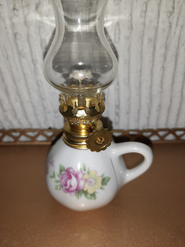 Lámpara A Alcohol (miniatura) De Colección (Usado)