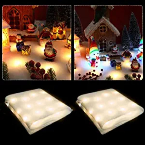 La Navidad Encendió La Nieve Artificial Del Rollo 71x18inch