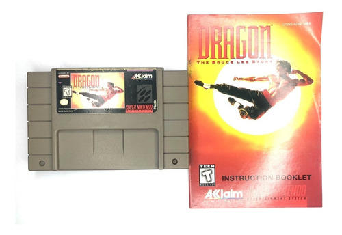 Dragon The Bruce Lee Story - Juego Y Manual Super Nintendo