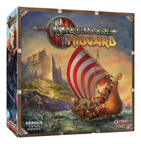 Saqueadores De Midgard - Buró De Juegos - Juego Con Vikingos