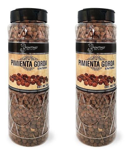 Pontino Pimienta Gorda Entera 315 Gramos 2 Piezas