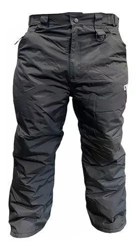 Pantalón Térmico Oxford Para Moto Con Corta Ráfaga Negro