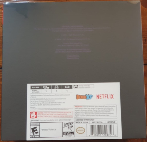 The Dark Crystal Age Of ( Collector's) + Tarje #191 - Switch (Usado)