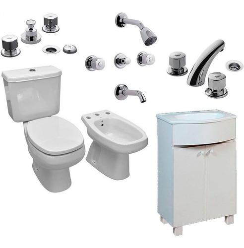 Inodoro Roca Monaco Deposito Bidet Griferia Fv Vanitory