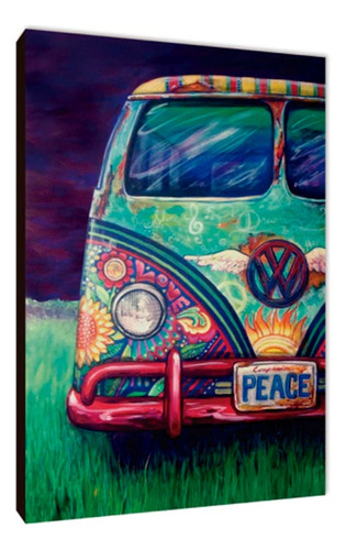 Cuadros Poster Paz Amor Hippie S 15x20 (paz (15)