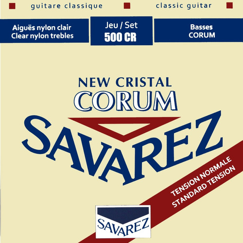 Encordoamento Violão Nylon Savarez New Cristal Corum 500cr