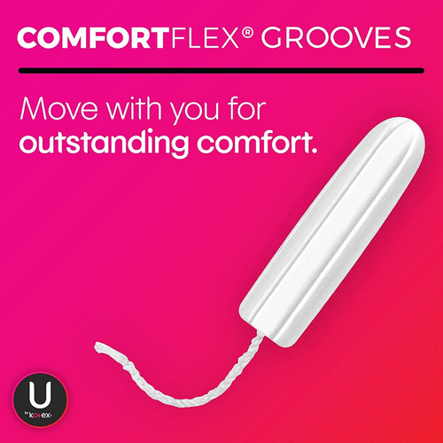 45 X Kotex U Super Plus Tampones De Seguridad Absorbentes