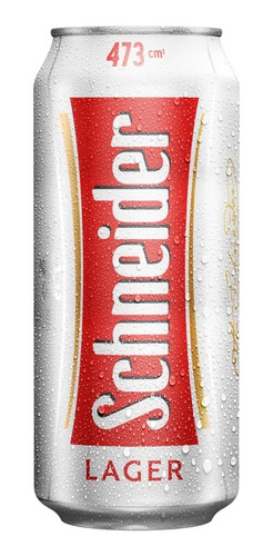 Lata Schneider Lager 473ml Cerveza Bebidas 01almacen