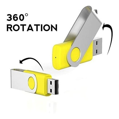 Pendrive Flash Drive 64gb Giratorio Usb Computación Ultra