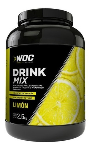 Repositor Energia Drink Mix Woc Limon 2.5kg - Nutrit. Center