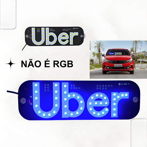 Lâmpada Hg Usb Luz De Placa Led Uber- Hg-uber-5v