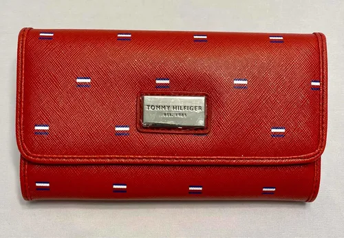 Cartera tommy hilfiger roja sale