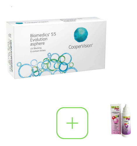 Lentes De Contacto Biomedic + Kit 60ml + Delivery Gratis Ccs