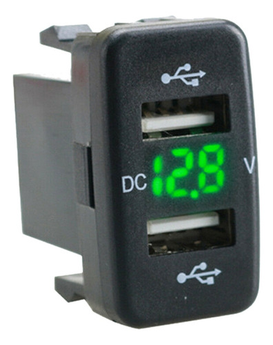 Enchufe De Cargador De Coche, Doble Puerto Usb, Voltaje De C