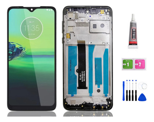 Compatible Pantalla Lcd Con Marco Para Moto G8 Play