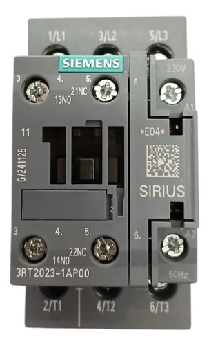 Contactor Siemens 3rt2023-1ap00 9a/230v -s0
