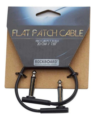 Rbo Cab Pc F 20 Blk Cable Patch 20cm Rockboard